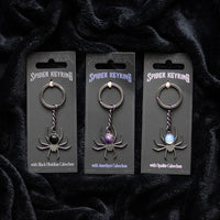 Crystal Spider Keyrings