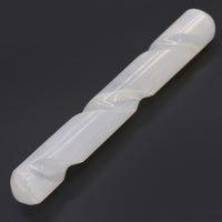 Selenite Spiral Wand - 16cm ( Round Both Ends)