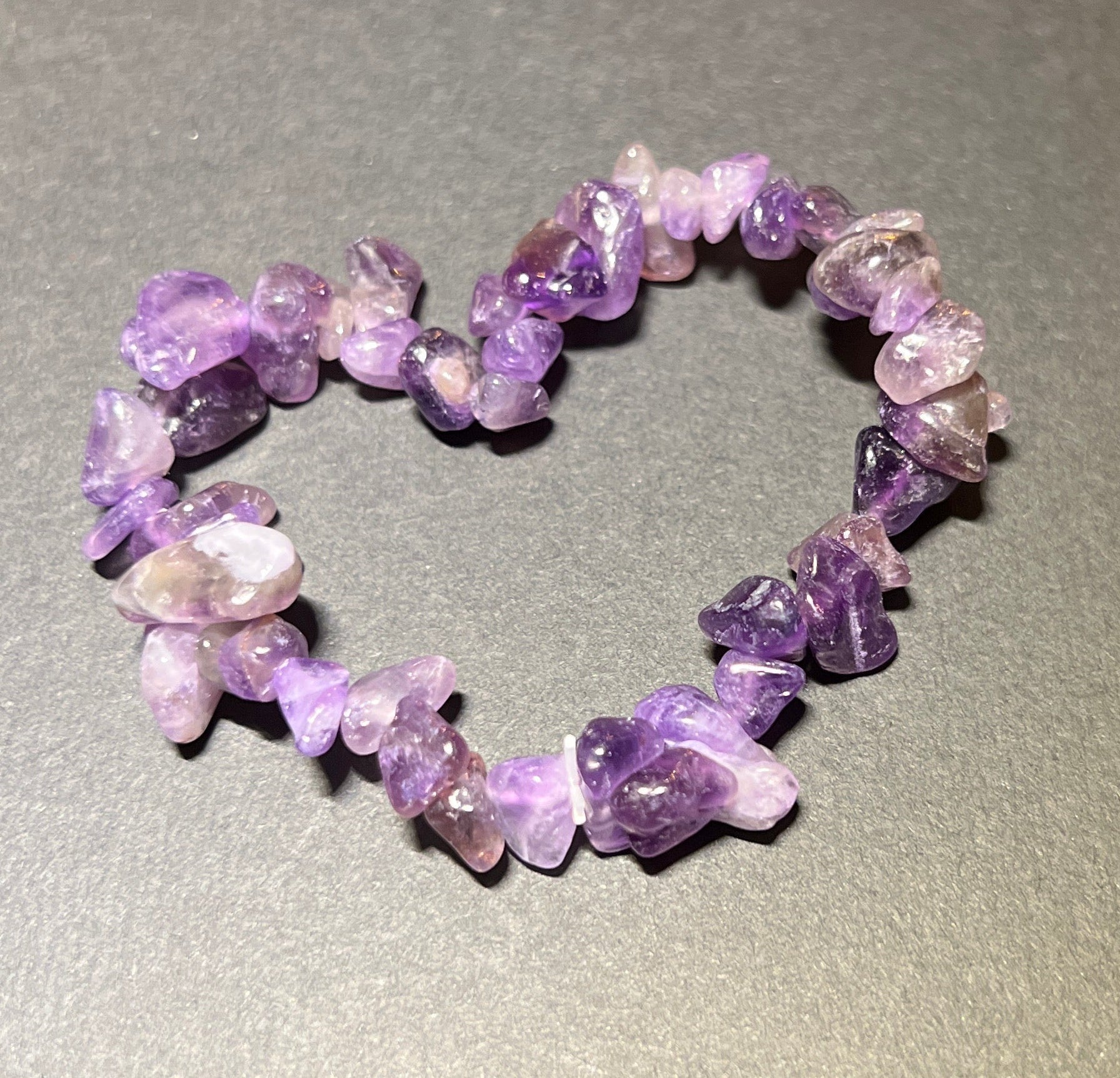 Amethyst Chipstone Bracelet - Look How They Shine