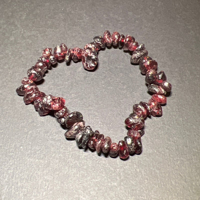 Blood Garnet Chipstone Bracelet - Look How They Shine