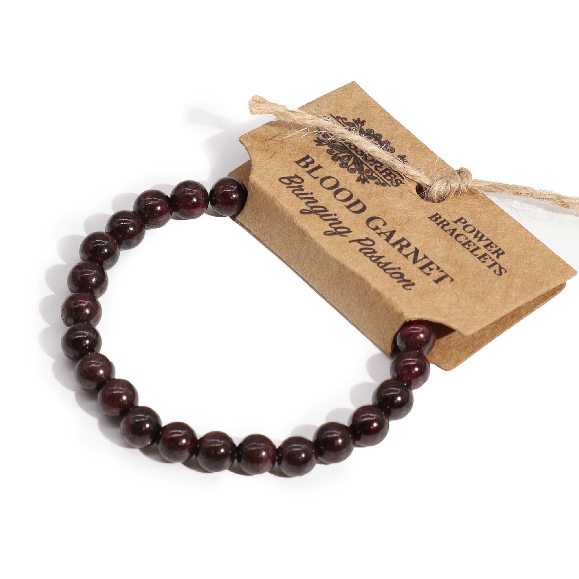 Blood Garnet Power Bracelet - Look How They Shine
