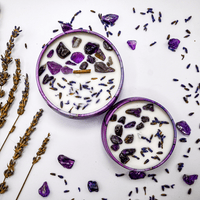 Calm - 4oz The Crystal Collection Candle - Look How They Shine