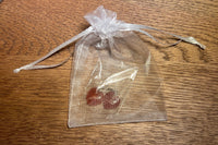 Carnelian Heart Earrings - Look How They Shine