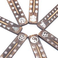 Carved Mango Wood Ashcatcher With Burnt Finish - Look How They Shine