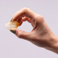 Citrine Quartz Grade A - Tumble Stone - Look How They Shine