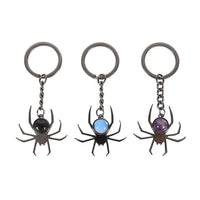 Crystal Spider Keyrings - Look How They Shine