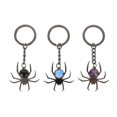 Crystal Spider Keyrings - Look How They Shine