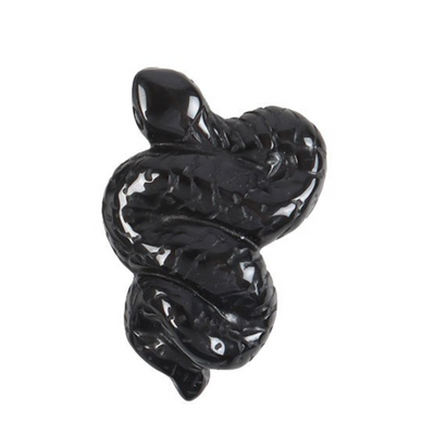 Black Obsidian Crystal Snake