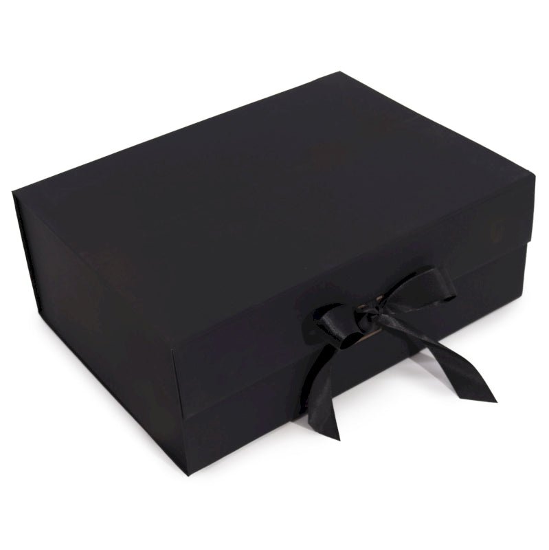 Flat Pack Gift Box - Extra Large (33x25x12cm) - Black - Look How They Shine