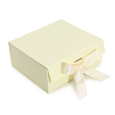 Flat Pack Gift Box - Medium Square (20x18.2x8cm) - Ivory - Look How They Shine