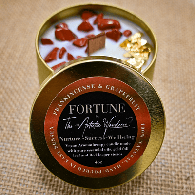 Fortune - 4oz The Crystal Trio Candle - Look How They Shine