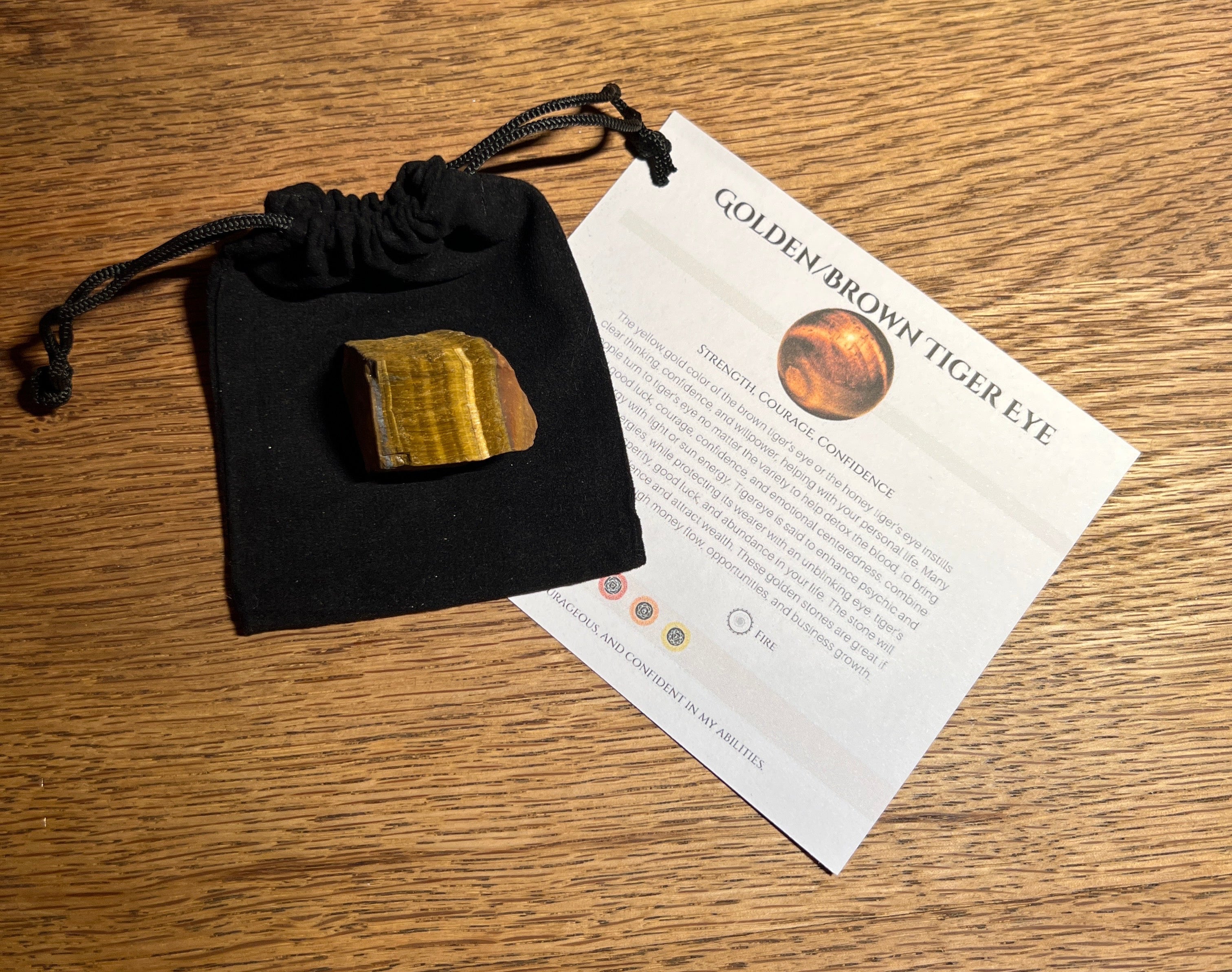 Gold Tiger's Eye Rough Healing Crystal - Look How They Shine