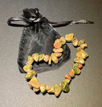 Green Jasper Chipstone Bracelet - Look How They Shine