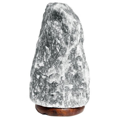 Grey Himalayan Natural Salt Lamp - Look How They Shine