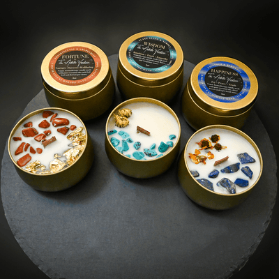 Happiness - 4oz The Crystal Trio Candle - Look How They Shine