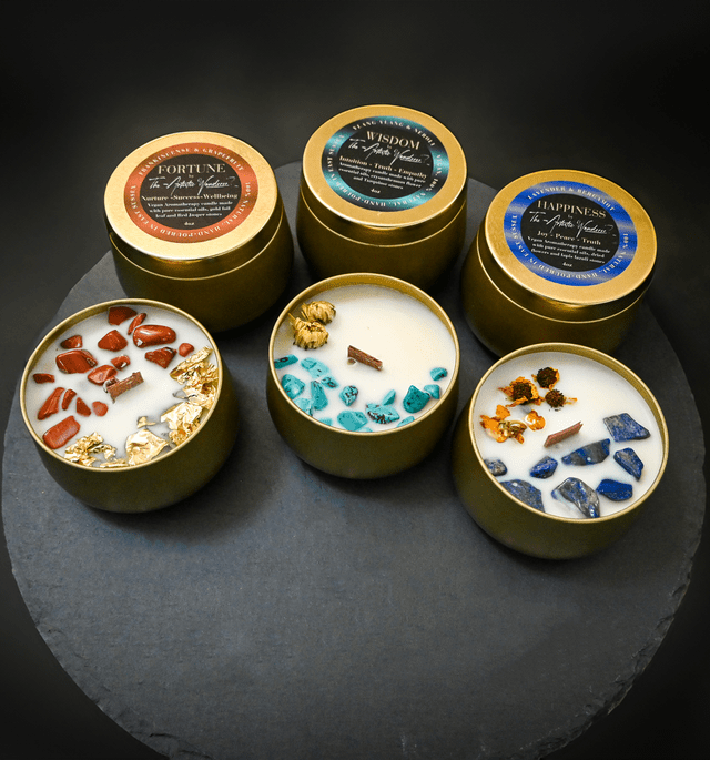 Happiness - 4oz The Crystal Trio Candle - Look How They Shine