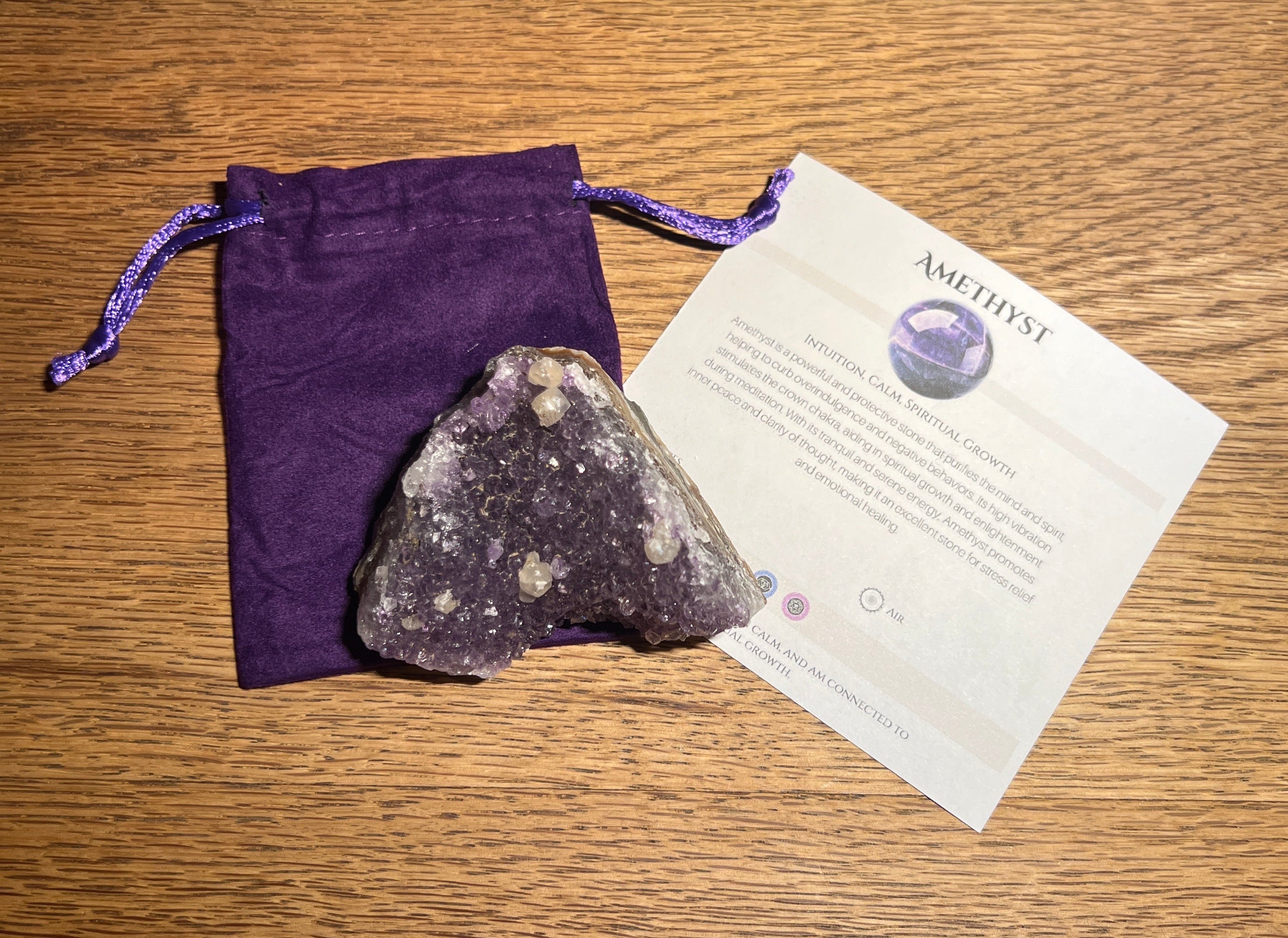 High Grade Amethyst Small Cluster 111g - Look How They Shine