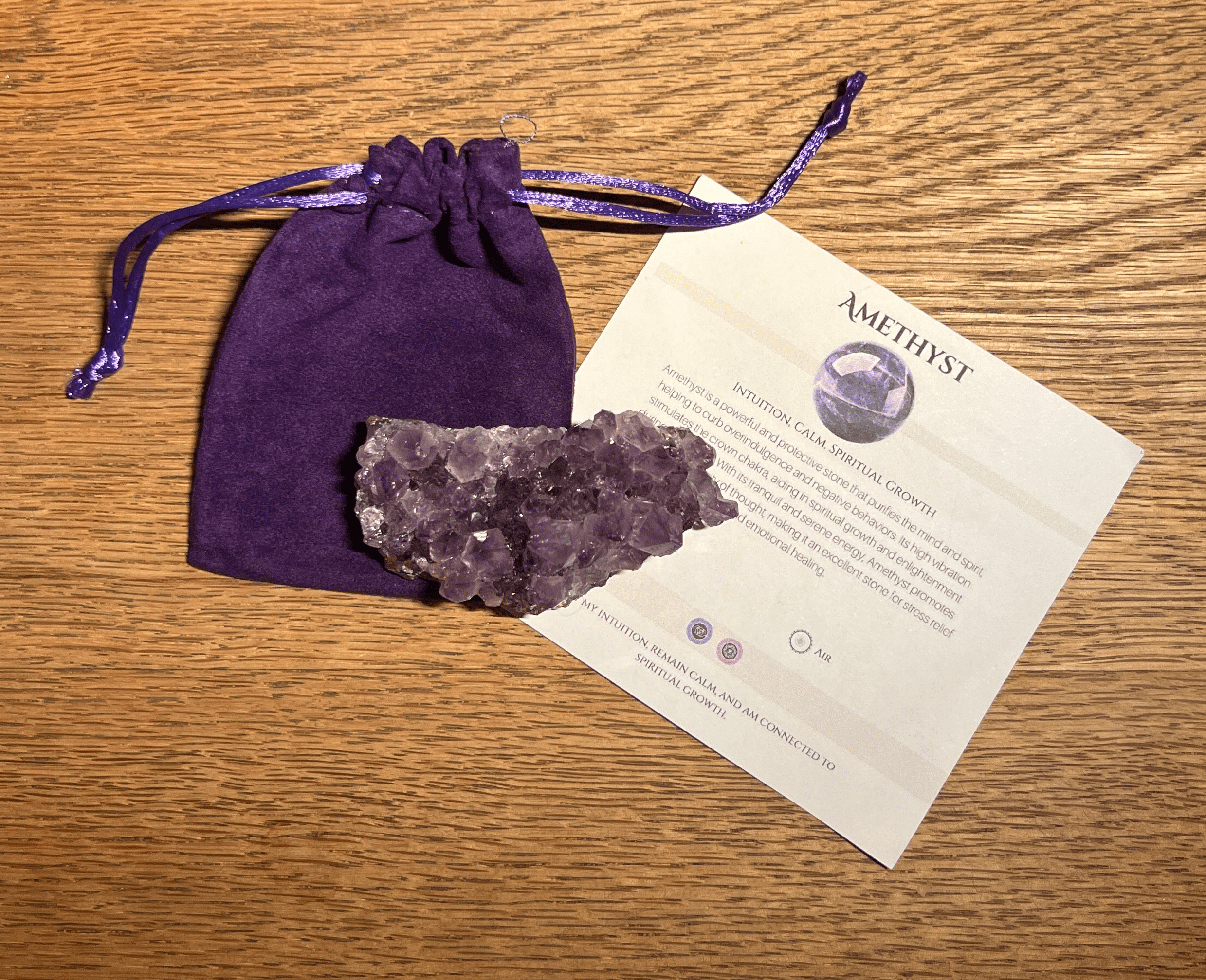 High Grade Amethyst Small Cluster 66g - Look How They Shine