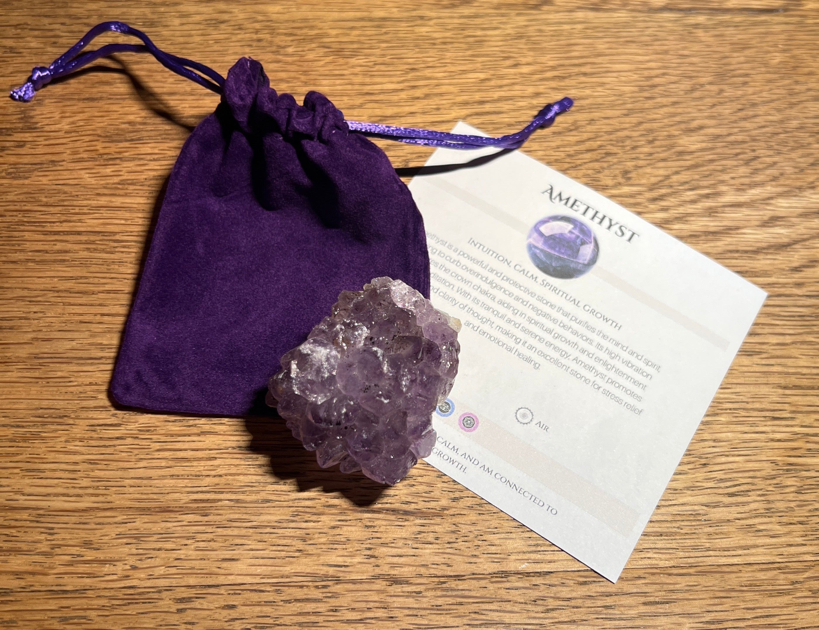 High Grade Amethyst Small Cluster 68g - Look How They Shine