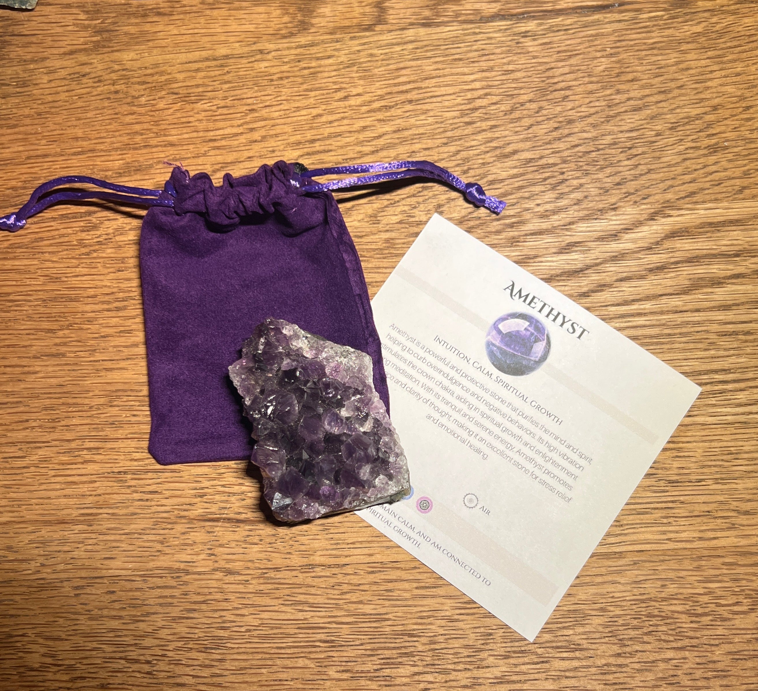 High Grade Amethyst Small Cluster 89g - Look How They Shine