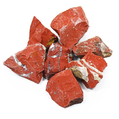Red Jasper Rough Healing Crystal With Guide & Bag