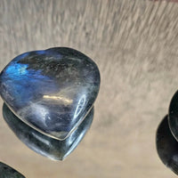 Labradorite Crystal Hearts - Look How They Shine