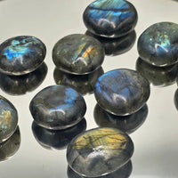 Labradorite Crystal Palmstone - Look How They Shine