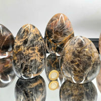 Large Black Moonstone Crystal Freeforms 450 - 600g - Look How They Shine