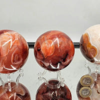 Large Carnelian Crystal Sphere 3" - Look How They Shine