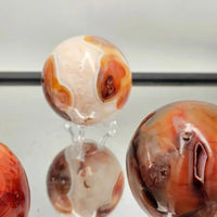 Large Carnelian Crystal Sphere 3" - Look How They Shine