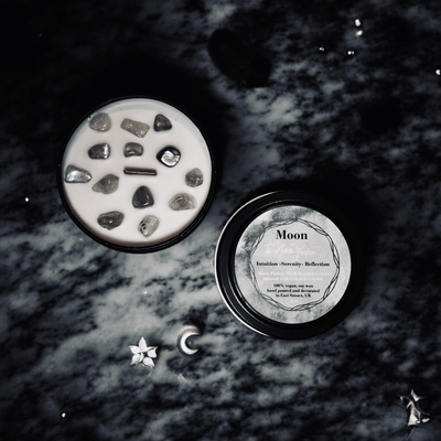 Moon - 4oz The Celestial Range Candle - Look How They Shine