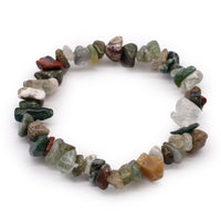 Moss Agate Chipstone Bracelet - Look How They Shine
