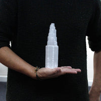 Natural Selenite Tower - 20 Cm - Look How They Shine