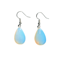 Opalite Teardrop Earrings Earrings Only - Look How They Shine