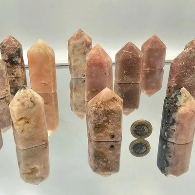 Pink Amethyst Crystal Tower - Look How They Shine