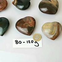 Polychrome Jasper Crystal Heart - Look How They Shine