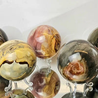 Polychrome Jasper Spheres - Look How They Shine