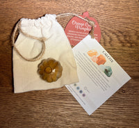 Pumpkin Shaped Orange Calcite Crystal - Look How They Shine