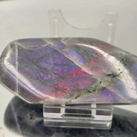 Purple Labradorite Crystal Freeform Fully Polished - Look How They Shine