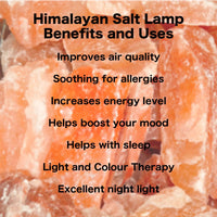 Quality Natural Salt Lamp - & Base Apx 2 - 3kg - Look How They Shine