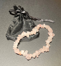 Rose Quartz Chipstone Bracelet - Look How They Shine