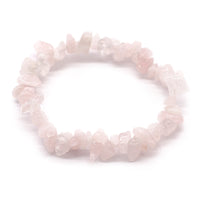 Rose Quartz Chipstone Bracelet - Look How They Shine