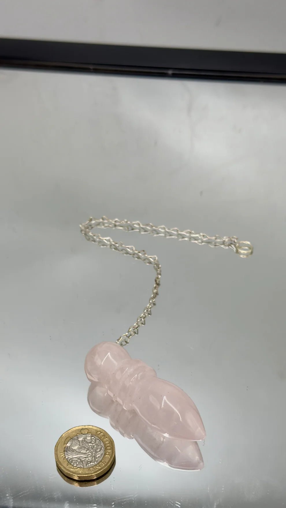 Rose Quartz Crystal Pendulum - Look How They Shine