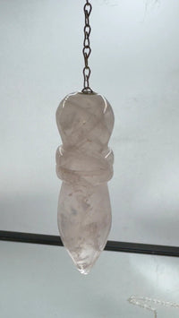 Rose Quartz Crystal Pendulum - Look How They Shine
