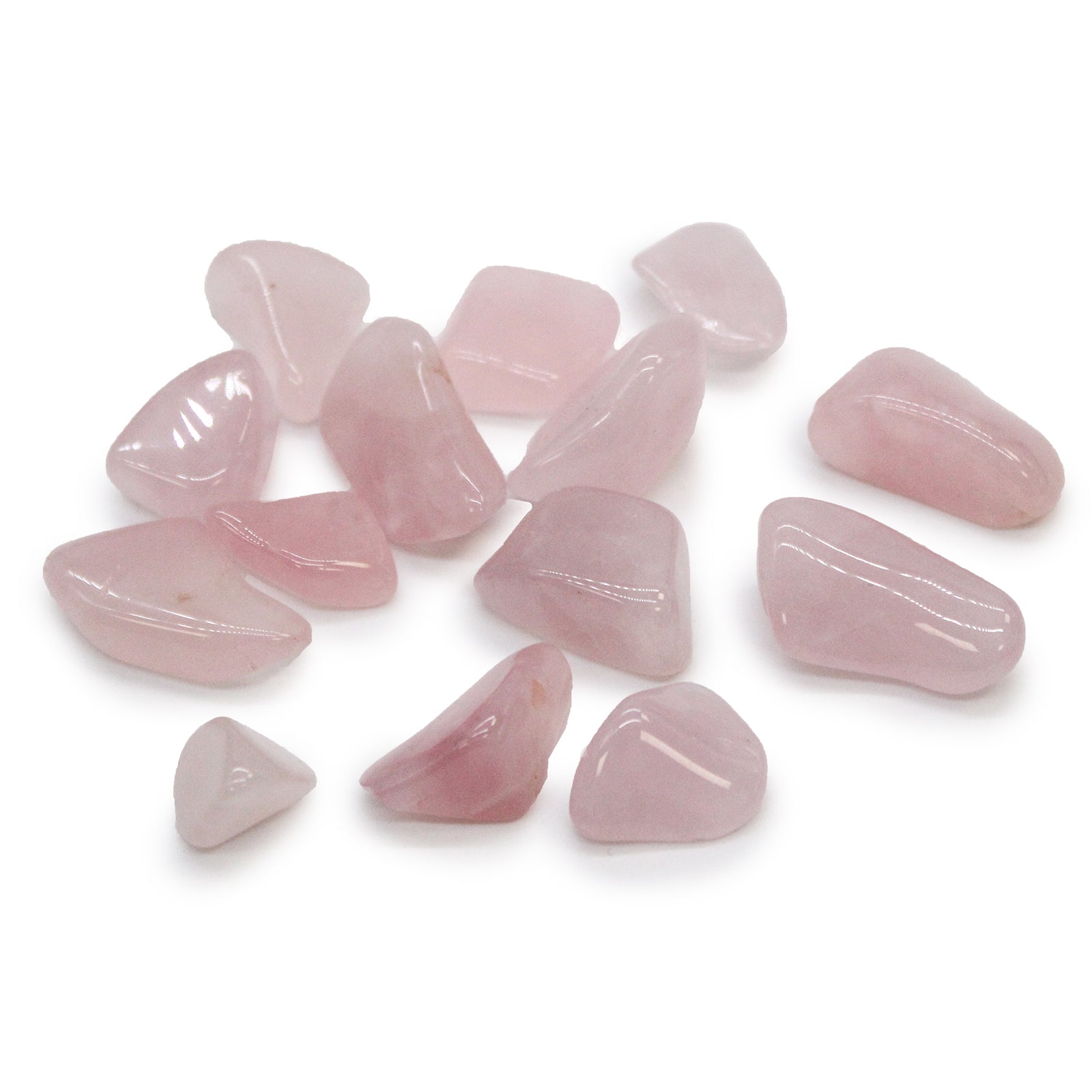 Rose Quartz - Tumble Stone - Look How They Shine