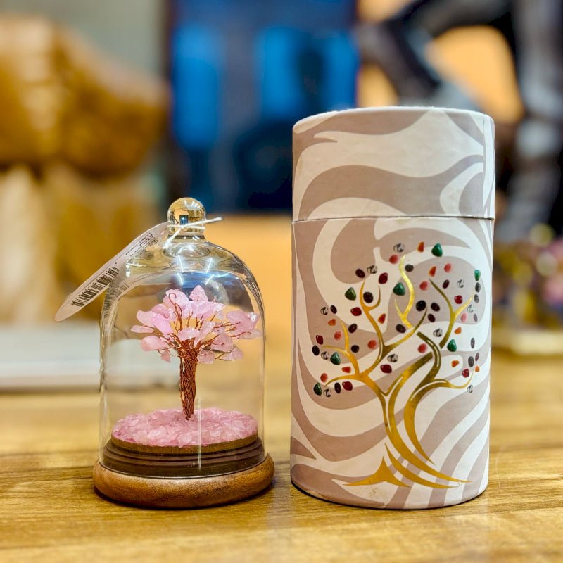 Roze Quartz Gemstone Dome Garden - Look How They Shine