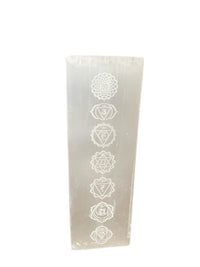 Selenite Block Lamp 25cm - Chakra Lamp - Look How They Shine
