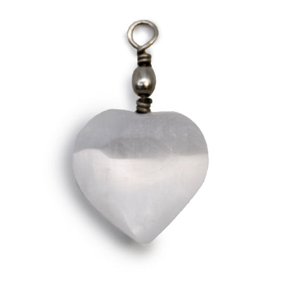 Selenite Heart Pendant - Look How They Shine