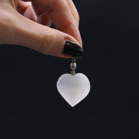 Selenite Heart Pendant - Look How They Shine