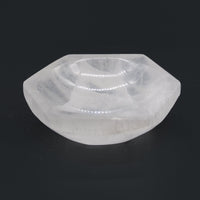 Selenite Hex Bowl - 10cm - Look How They Shine